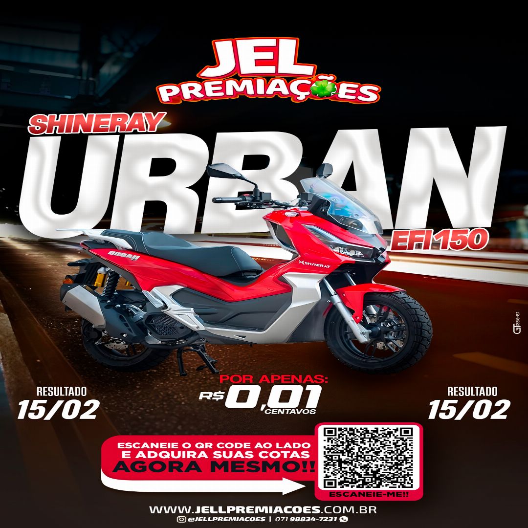 URBAN 150 EFI 2024 OU 15 MIL NO PIX